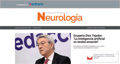Desktop Screenshot of neurologia.publicacionmedica.com