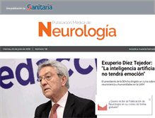 Tablet Screenshot of neurologia.publicacionmedica.com